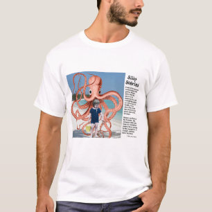 Camiseta Histórias de bobo: Camisa-T de Octopus que come ho