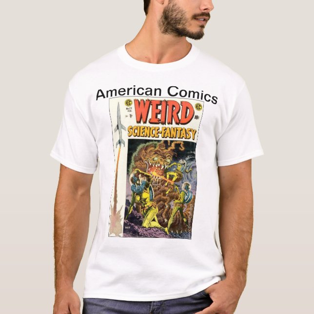 Camiseta Histórias em quadrinhos americanas (Frente)