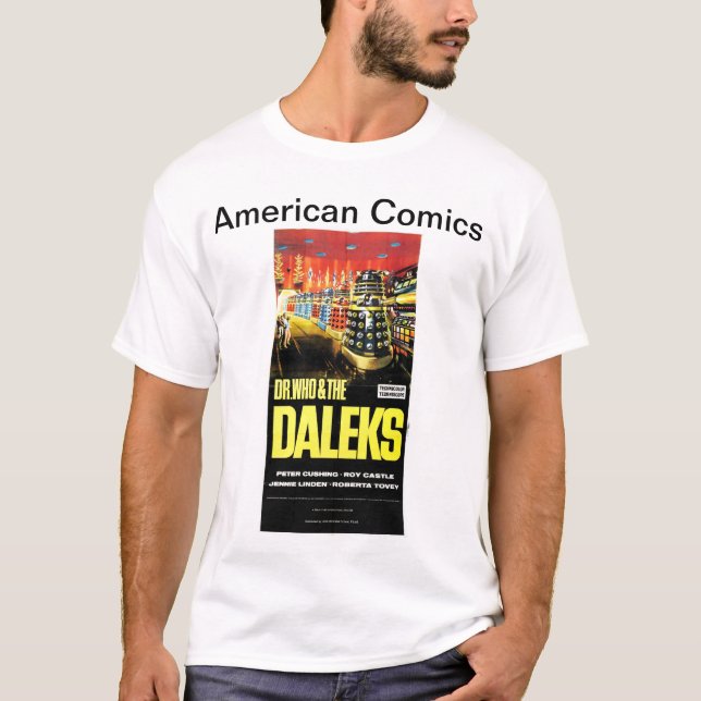 Camiseta Histórias em quadrinhos americanas (Frente)