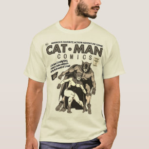 Camiseta Histórias em quadrinhos Clássicas de Gato-Homem