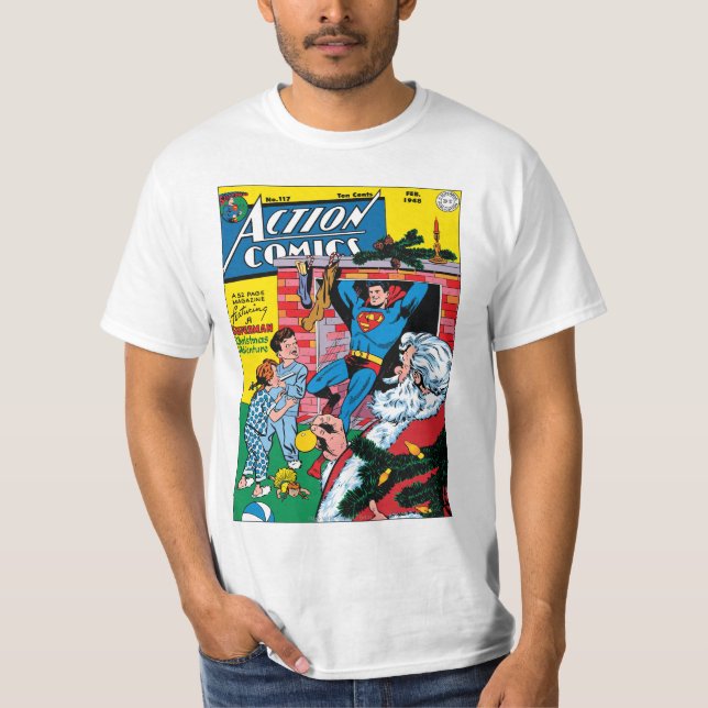Camiseta Histórias em quadrinhos de ação nº 117 (Frente)