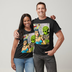 Camiseta Histórias em quadrinhos de Ficção Científica da Al