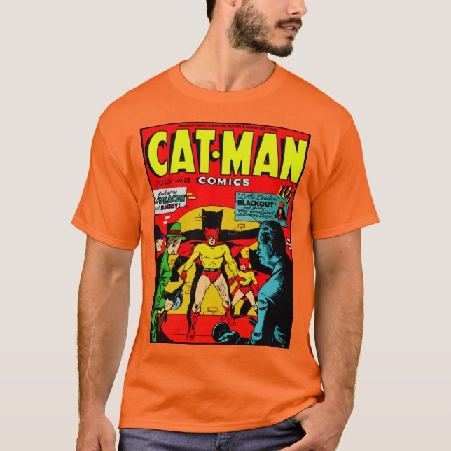 Camiseta Histórias em quadrinhos De Gato (Frente)