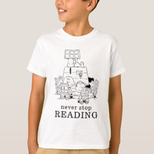 Camiseta Histórias em quadrinhos de Leitura da Gangue do Am