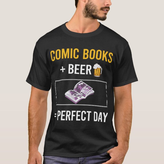 Camiseta Histórias em quadrinhos de livros de histórias em  (Frente)