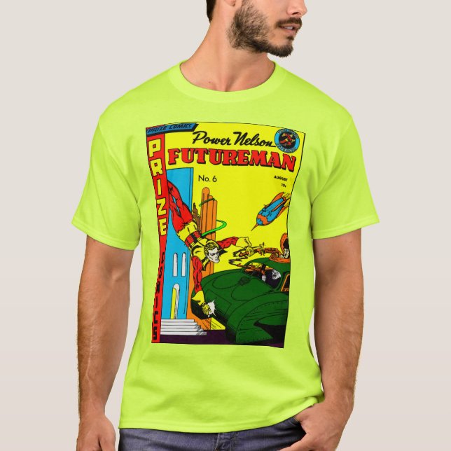 Camiseta HISTÓRIAS EM QUADRINHOS DE PRÊMIO: FUTUREMAN T-Shi (Frente)
