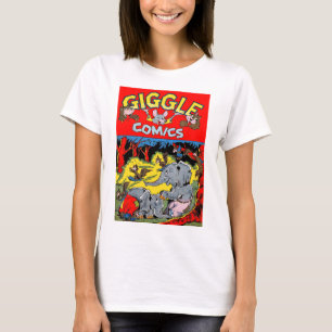 Camiseta Histórias em quadrinhos De Vintage De Elefante Ani