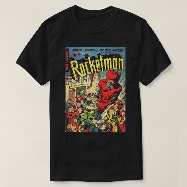 Camiseta Histórias em quadrinhos retrorreflectoras - Rocket (Frente do Design)
