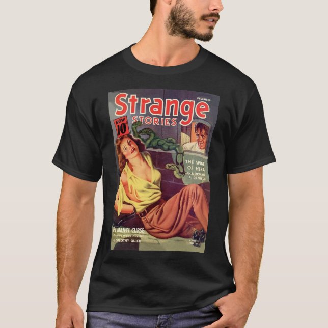 Camiseta Histórias estranhas dezembro de 1940 (Frente)