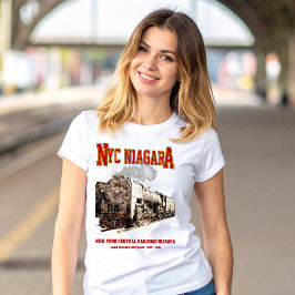Camiseta Historic NYC Niagara Train Steam Locomotive