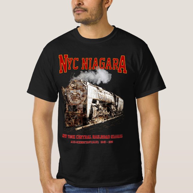 Camiseta Historic NYC Niagara Train Steam Locomotive (Frente)