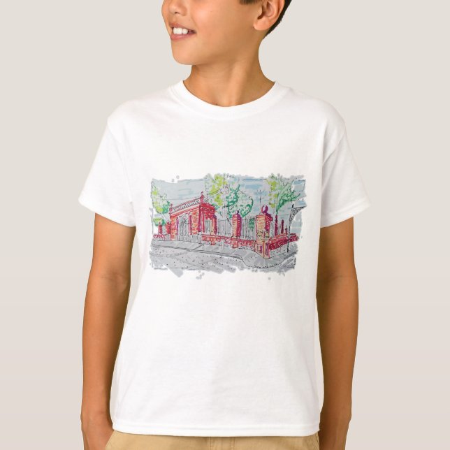Camiseta Historic Red Brick Entrance (Frente)