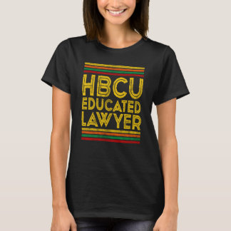 Camiseta Historical Black College Alumni HBCU Educated Lawy