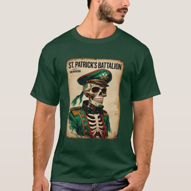 Camiseta Historical Saint Patricks Battalion San Patricios  (Frente)