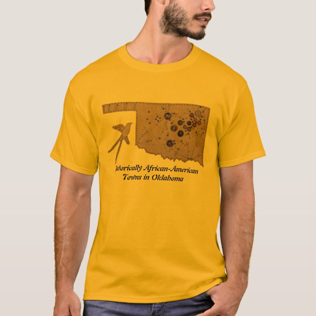 Camiseta Historicamente cidades do afro-americano em (Frente)