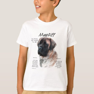 Camiseta Histórico de Mastiff Fluffy do Apricot