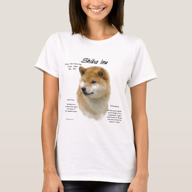 Camiseta Histórico de Shiba Inu (Frente)