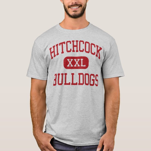 Camiseta Hitchcock - buldogues - alto - Hitchcock Texas (Frente)