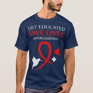 Camiseta Hiv ajuda a conscientizar o mundo a reconhecer o H