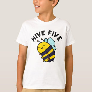 Camiseta Hive cinco engraçadas, cinco toques de abelha
