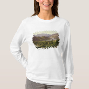 Camiseta Hjelle em Valders, fiorde do azulejo, 1835