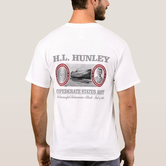Camiseta HL Hunley (CSA) (Verso)