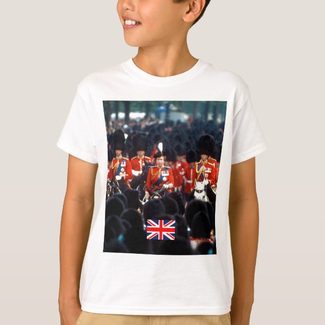 Camiseta HM A Rainha Elizabeth II Prince Philip London (Frente)