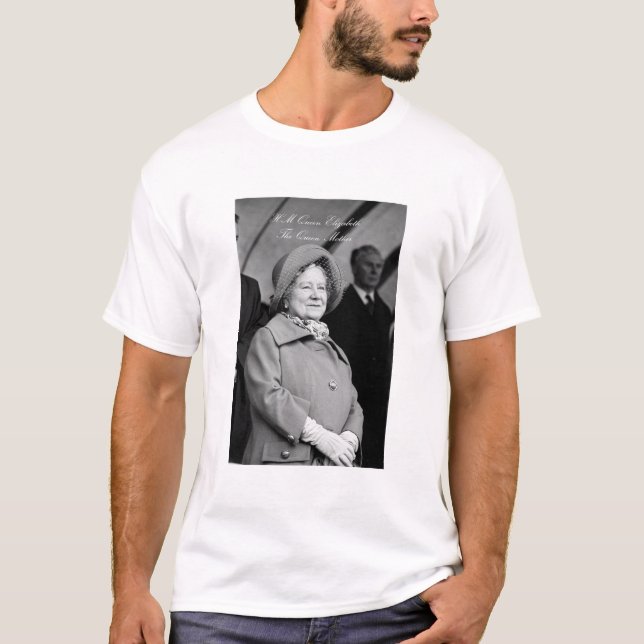 Camiseta HM A Rainha Mãe Badminton 1976 (Frente)