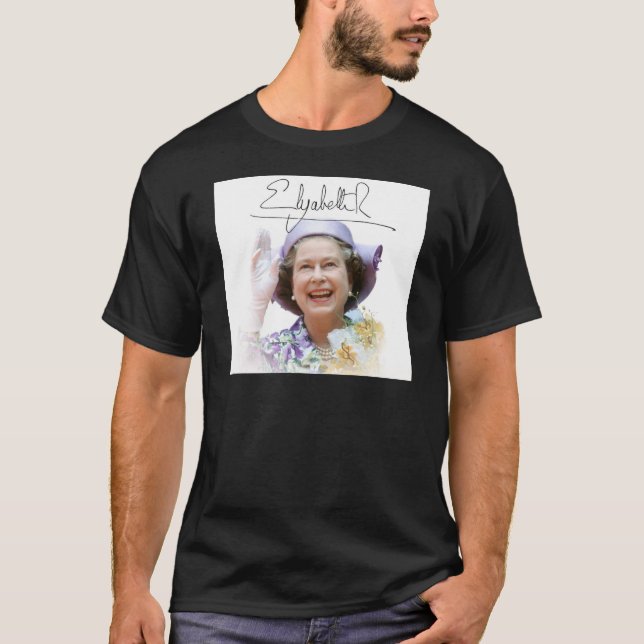 Camiseta HM Queen Elizabeth II (Frente)