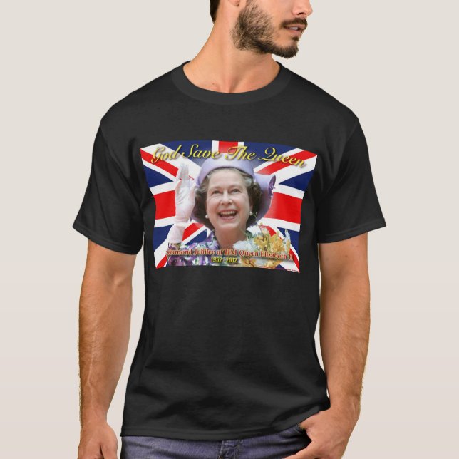 Camiseta HM Queen Elizabeth II Diamond Jubilee (Frente)