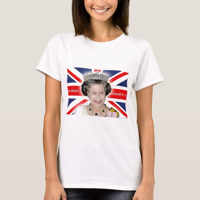 Camiseta HM Queen Elizabeth II - Foto Pro (Frente)