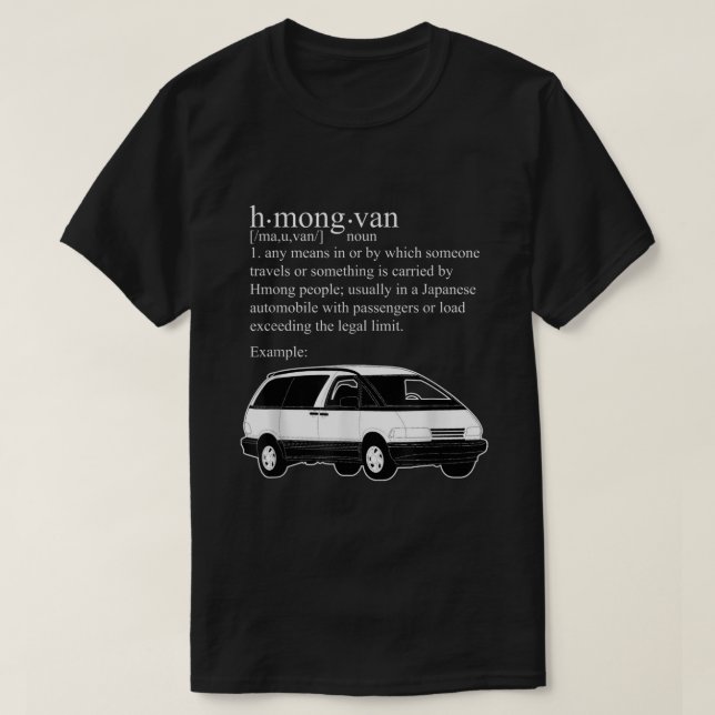 Camiseta Hmong Van T Shirt (Frente do Design)