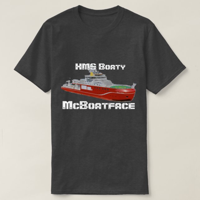 Camiseta HMS Boaty McBoatface? (Frente do Design)