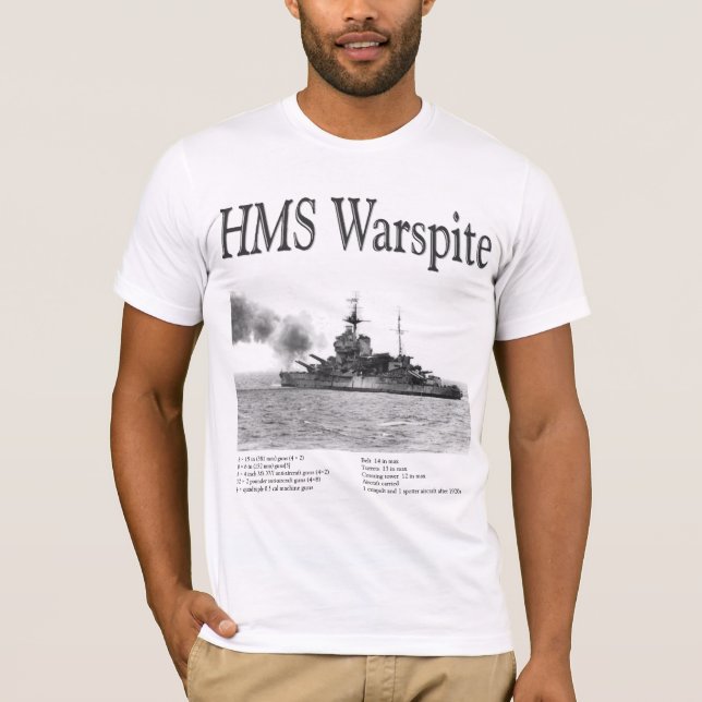 Camiseta HMS Warspite (Frente)