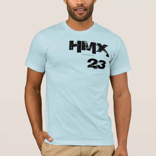 Camiseta HMX 23, www.hmx23.com (Frente)