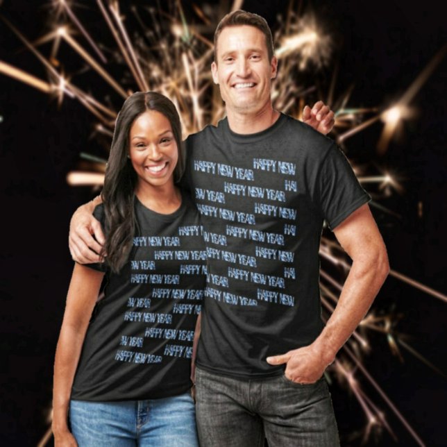 Camiseta HNY-Blue Diamond (A HNY Diamond T-Shirt, is festive enough to celebrate, and welcome in the New Year!)