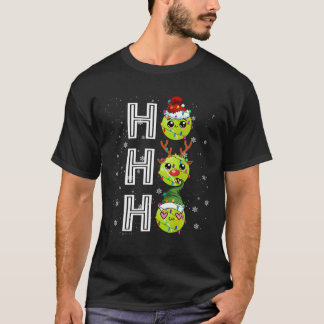 Camiseta Ho3 Luzes de Natal Papai noel Elf Reindeer Tênis B