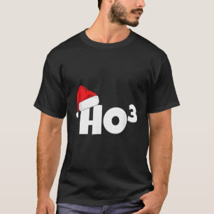 Camiseta Ho-3 Professor de Matemática Ho-Ho-Ho Cubed Ho-Ho