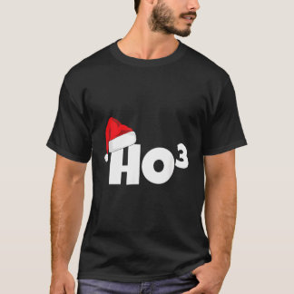 Camiseta Ho-3 Professor de Matemática Ho-Ho-Ho Cubed Ho-Ho
