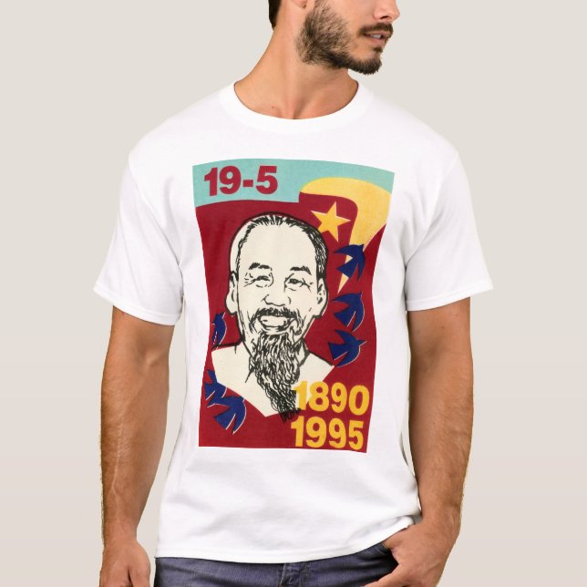Camiseta Ho Chi Minh da República Democrática do Vietnã (Frente)