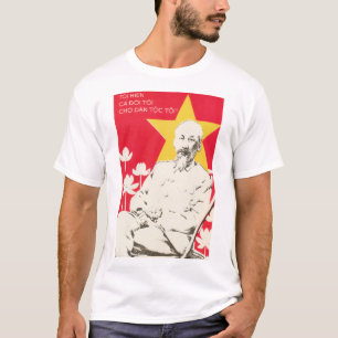 Camiseta Ho Chi Minh "Minha Vida Inteira Às Pessoas" Vietn