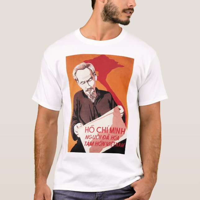 Camiseta Ho Chi Minh Transformou A Alma Vietnamita! P Antig (Frente)