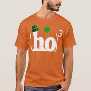 Camiseta Ho Cubed Irish Funny Shamrock StPatricks Day Math
