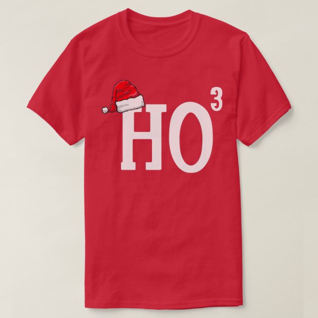 Camiseta Ho Curioso Natal Noel Ho Ho Ho Cristo (Frente do Design)