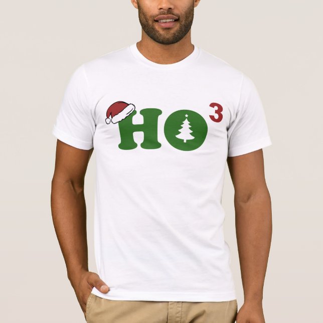 Camiseta Ho Feliz Natal cubado (Frente)