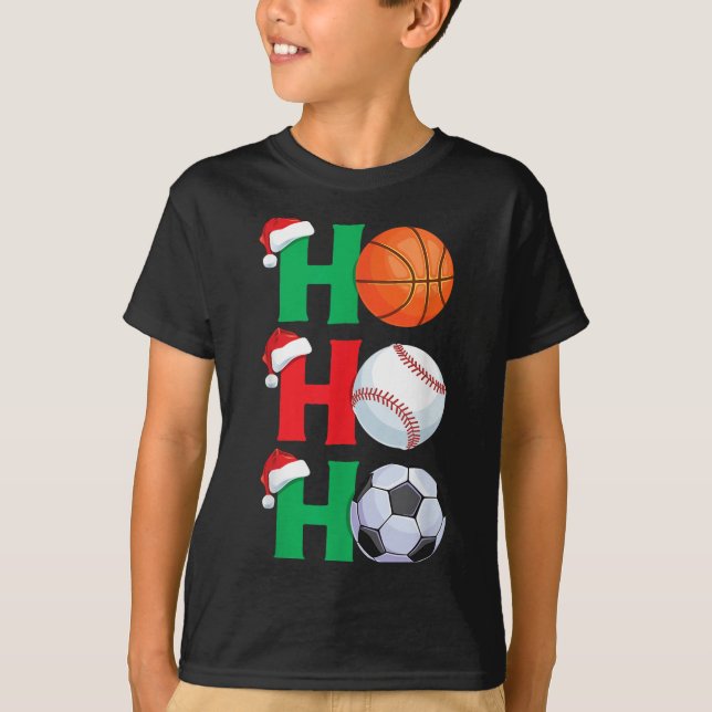 Camiseta Ho Ho Boys Natal Srt Basball Baseball S (Frente)