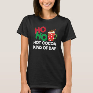 Camiseta Ho Ho Cacau Quente Tipo Roupa de Cacau Natal