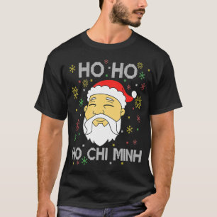 Camiseta Ho Ho Chi Minh asiático Vietnamita Santa Claus Chr