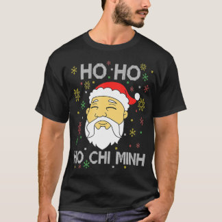 Camiseta Ho Ho Chi Minh asiático Vietnamita Santa Claus Chr