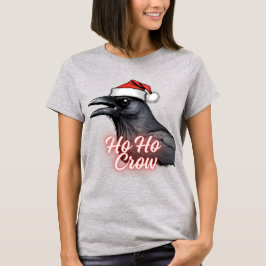 Camiseta Ho Ho Crow Christmas T-Shirt